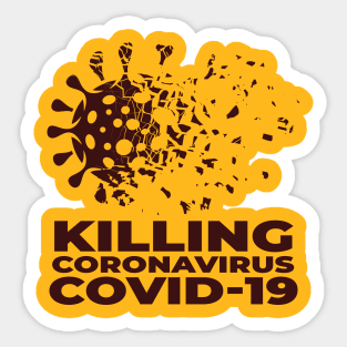 Stop Corona Virus Sticker